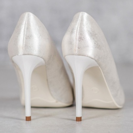 SHELOVET Știfturi din satin alb 1