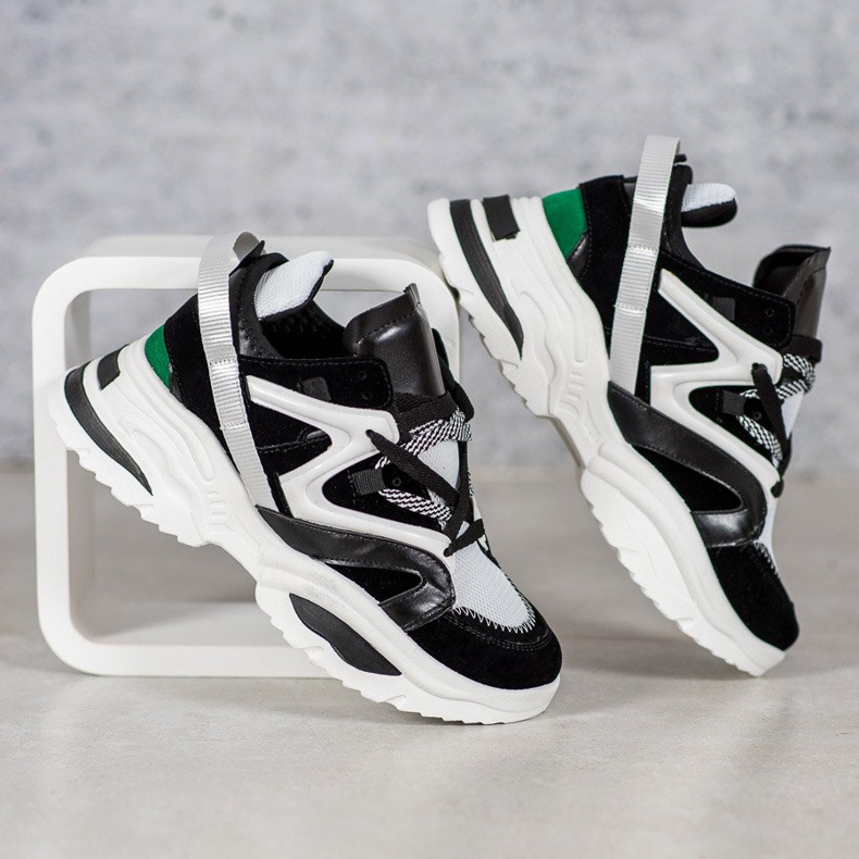 Adidași la modă VICES alb negru multicolor 1