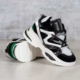 Adidași la modă VICES alb negru multicolor 3