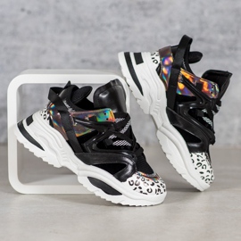 Adidași la modă VICES negru multicolor 3