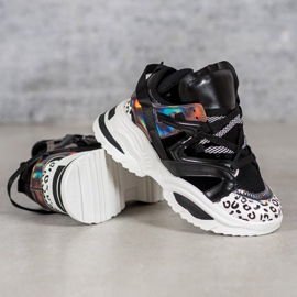 Adidași la modă VICES negru multicolor 1