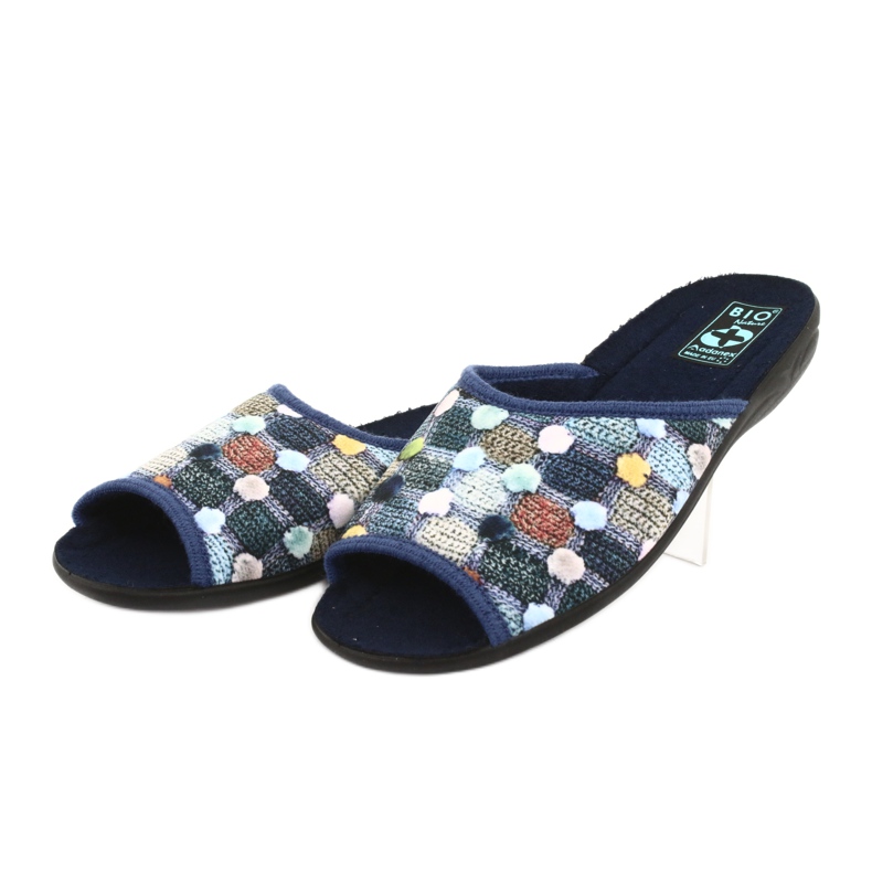 Papuci 3D Adanex bile bleumarin albastru marin albastru multicolor 3