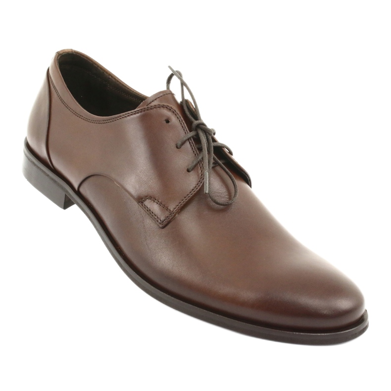 Pantofi de piele masculi Pilpol 1609 maro maro 1