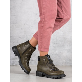 Kylie Ghete cu dantelă verde 1