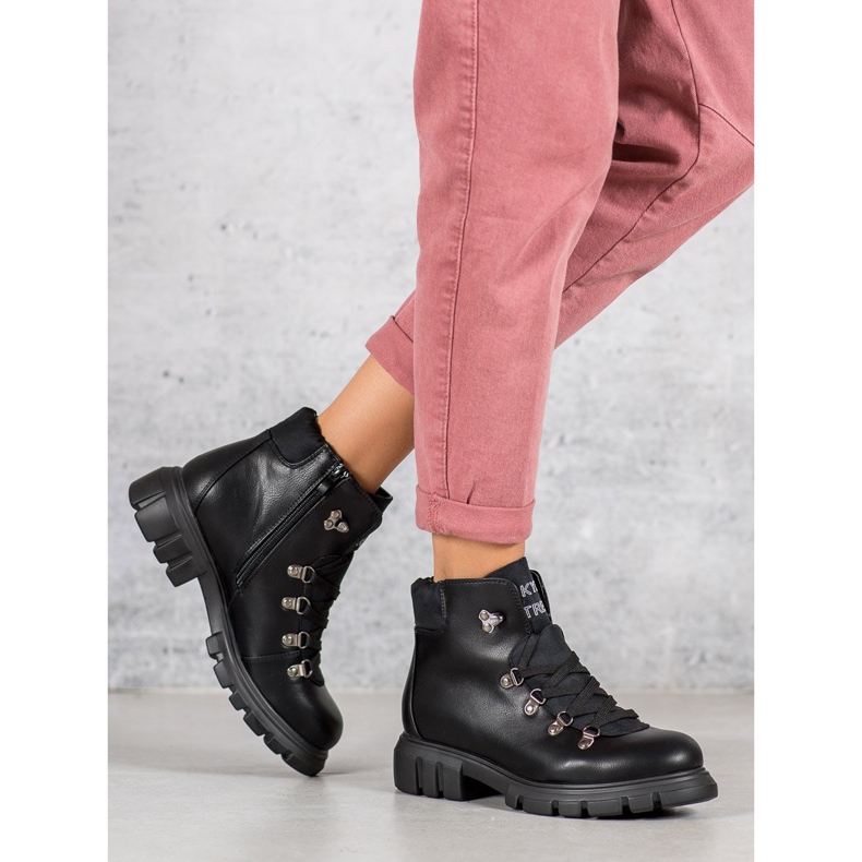 Kylie Ghete cu dantelă negru 1 Kylie Ghete cu dantelă negru 1