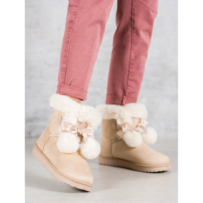 La modă Mukluki Bej 1