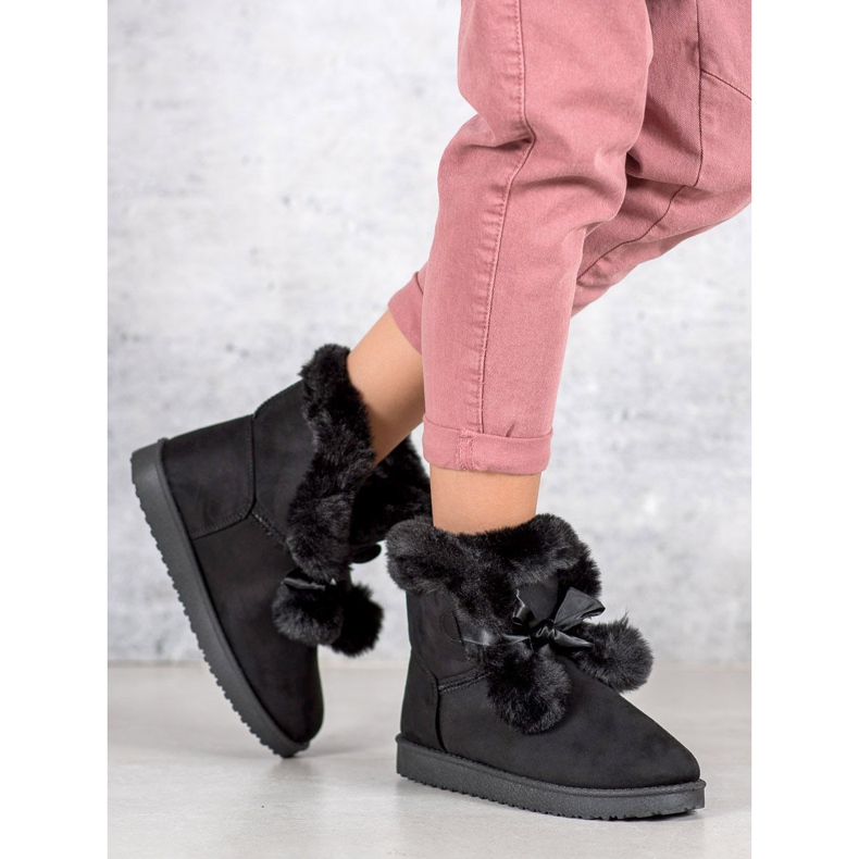 La modă Mukluki negru 1