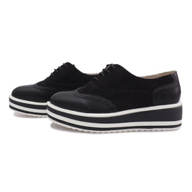 Pantofi cu șiret negru de la Paulette 3