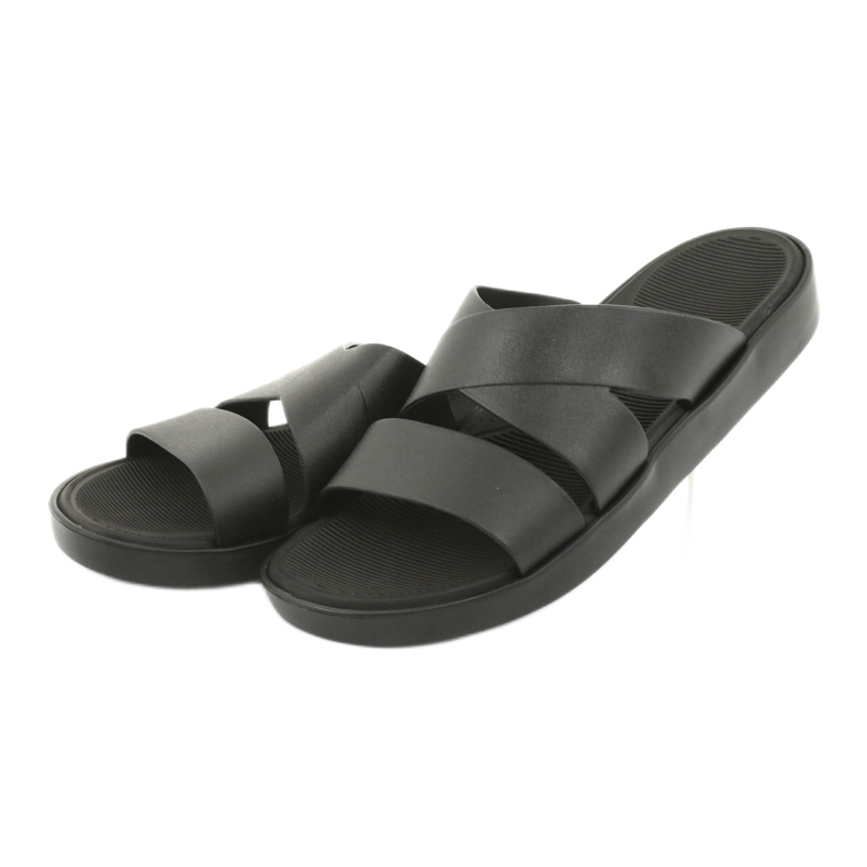 Papuci negri cu platformă Atletico 185 negru 3