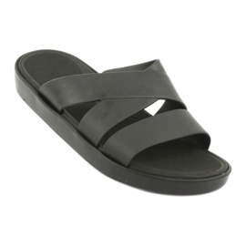 Papuci negri cu platformă Atletico 185 negru 1