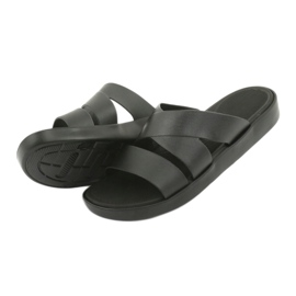 Papuci negri cu platformă Atletico 185 negru 4