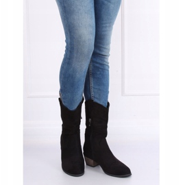 Cizme de cowboy negre CM-9M1-1 negre negru 1 Cizme de cowboy negre CM-9M1-1 negre negru 1