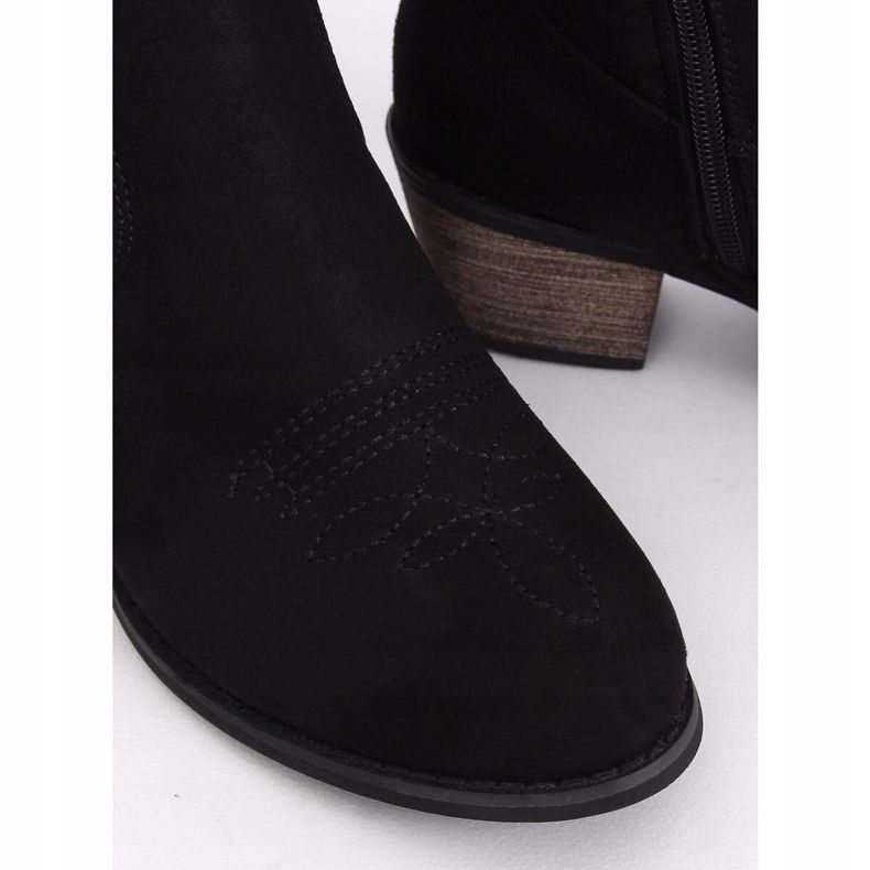 Cizme de cowboy negre CM-9M1-1 negre negru 2 Cizme de cowboy negre CM-9M1-1 negre negru 2