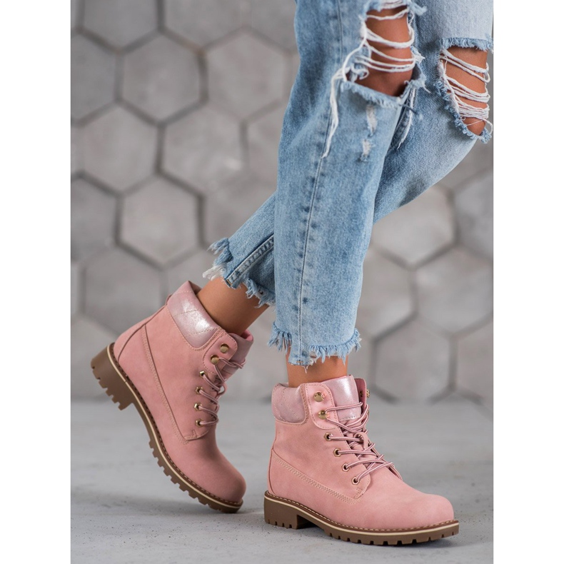 Super Me Capcani înnodați roz 1