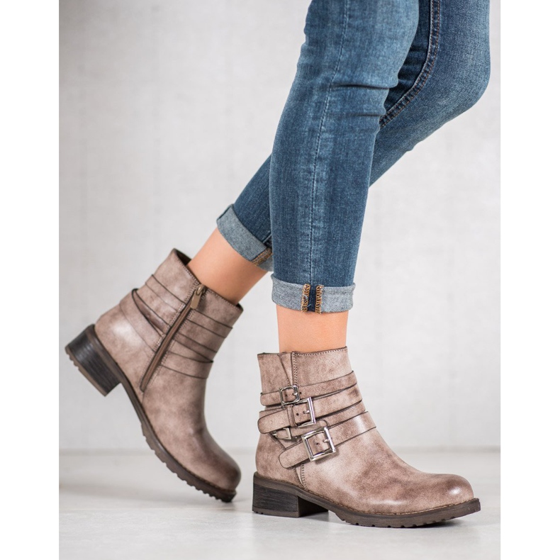 SHELOVET Cizme bej clasice 2