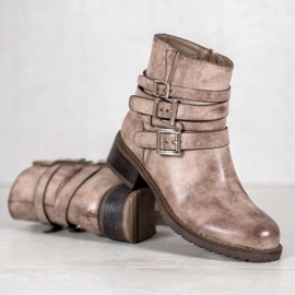 SHELOVET Cizme bej clasice 1