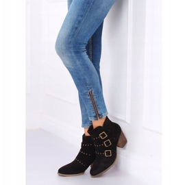 Cizme de cowboy negre L88-162 Negre negru 2 Cizme de cowboy negre L88-162 Negre negru 2