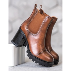 Seastar Cizme de alunecare pe platformă maro 1 Seastar Cizme de alunecare pe platformă maro 1