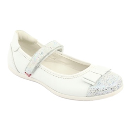 Pantofi pentru balerini pentru copii Befado 170Y019 alb 1