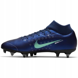 Pantof de fotbal Nike Mercurial Superfly 7 Academy Mds Sg Pro Ac M CK0014-401 albastru marin albastru marin 2