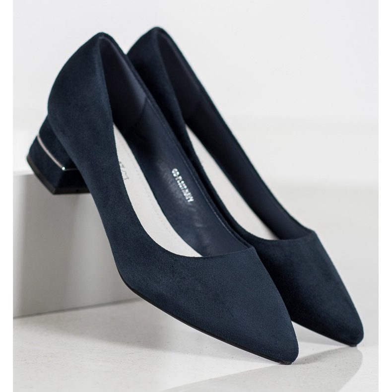 Goodin Pompe cu curea decorativă albastru 2