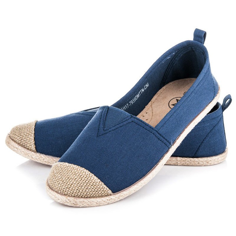 Mckeylor Espadrile balerini albastru 1
