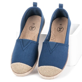 Mckeylor Espadrile balerini albastru 2