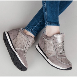 Vices Adidași legați gri 1