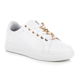 Adidași Albi Cu Ornament 2