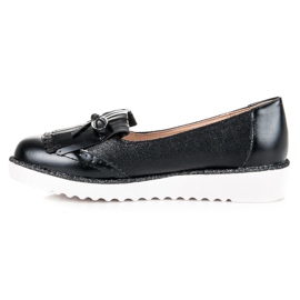 Mocasini pe platforma VICES negru 4