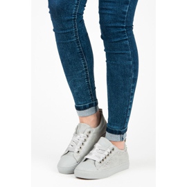 Adidași Gri Cu Panglică 1 Adidași Gri Cu Panglică 1