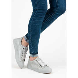 Adidași Gri Cu Panglică 2 Adidași Gri Cu Panglică 2