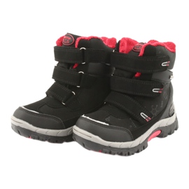 Ghete softshell Black American Club HL20 cu membrană negru roșu 3