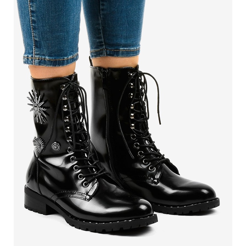 Cizme negre de lucru SA8023 negru 1