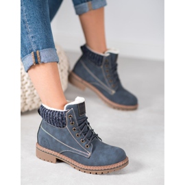 Goodin Trappers With Sheepskin albastru 3