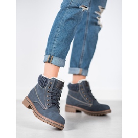Goodin Trappers With Sheepskin albastru 8