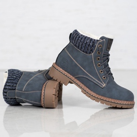 Goodin Trappers With Sheepskin albastru 5