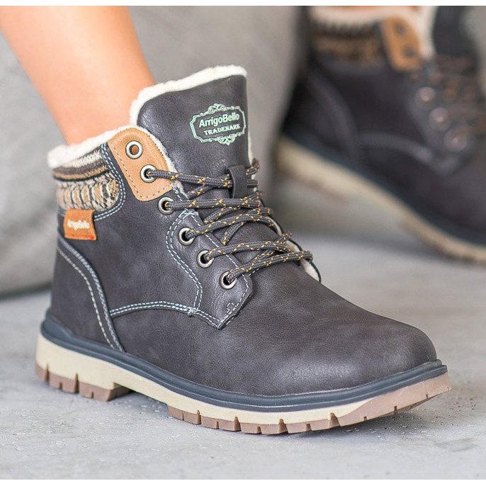 Arrigo Bello Trappers cu șiret gri 1