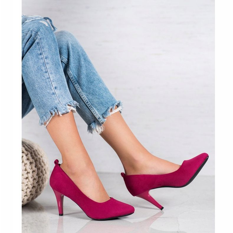 J. Star Pompe confortabile roșu 2