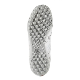 Ghete de fotbal Adidas Nemeziz Messi 17.4 TF Jr S77207 alb 2
