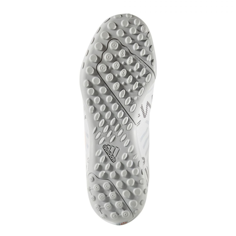 Ghete de fotbal Adidas Nemeziz Messi 17.4 TF Jr S77207 alb 2