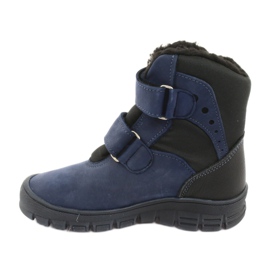 Ghete cizme cu membrană albastră bleumarin Mazurek 1352 negru albastru marin 2