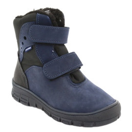 Ghete cizme cu membrană albastră bleumarin Mazurek 1352 negru albastru marin 1