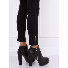 Cizme negre cu platformă KK28P negru 1
