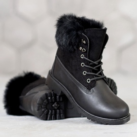 SHELOVET Trappers With Blan negru 2