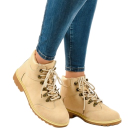 Cizme de drumeții bej fără izolație XDS1702 1 Cizme de drumeții bej fără izolație XDS1702 1