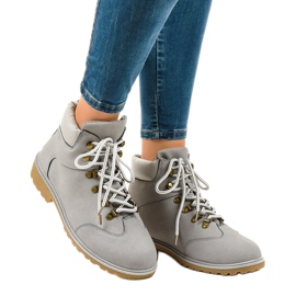 Cizme de drumeție gri fără izolație XDS1702 1