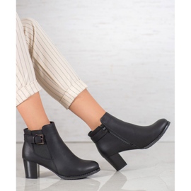 J. Star Cizme de dama elegante negru 1