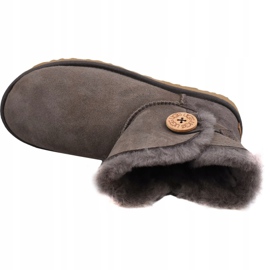 Pantofi Ugg Mini Bailey Button Ii W 1016422-MOLE maro 2