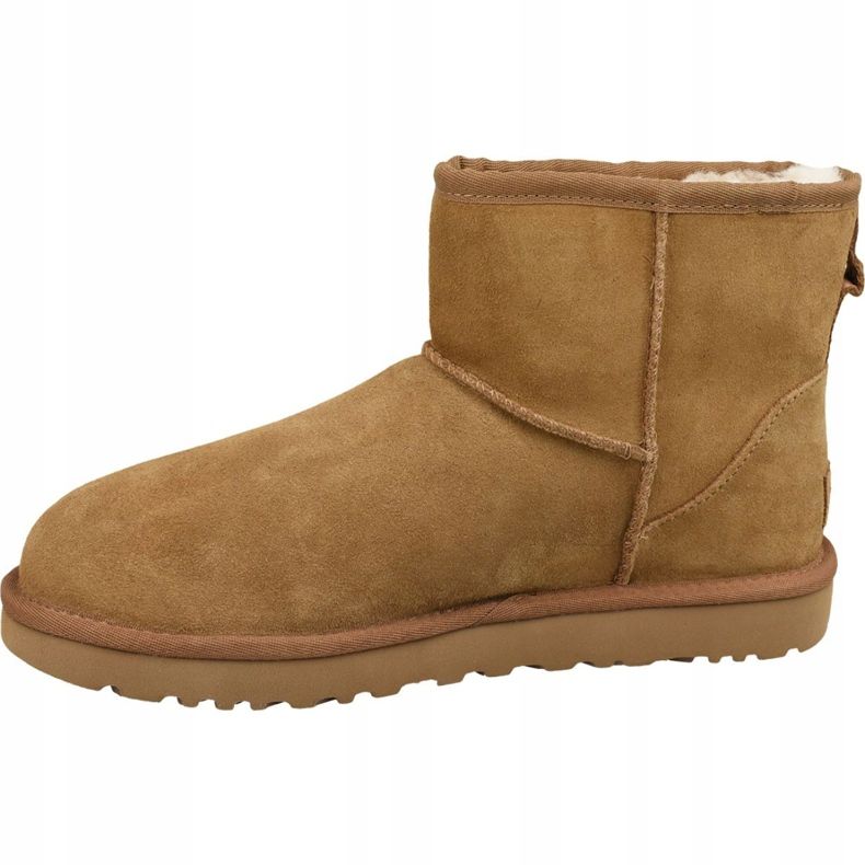 Încălțăminte Ugg Classic Mini Ugg Logo cu cauciuc W 1108231-CHE maro 1